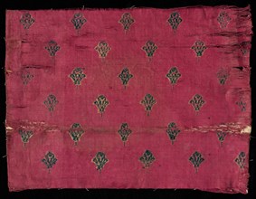 Brocaded Book Cover, 1800s. India, 19th century. Brocade; silk and cotton; overall: 21 x 29.2 cm (8