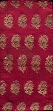 Brocaded Book Cover, 1800s. India, 19th century. Brocade; overall: 29.2 x 14 cm (11 1/2 x 5 1/2 in
