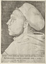 Martin Luther. Lucas Cranach (German, 1472-1553). Engraving