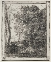 The Gallic Round, original impression 1857, printed in 1921. Jean Baptiste Camille Corot (French,