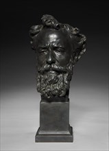 Head of Alphonse Legros, c. 1876. Jules Dalou (French, 1838-1902). Bronze; overall: 49.6 x 23 cm