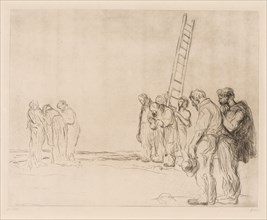 Calvary. Jean Louis Forain (French, 1852-1931). Etching