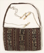 Textile Bag, c. 1100-1400. Peru, Central Coast, Chancay, Pachacamac, 12th-15th century. Tabby