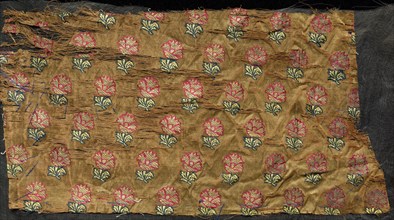 Book Cover, 1800s. India, 19th century. Brocade, "kimkhwab"; silk, cotton, gold thread; overall: 14