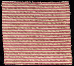 Fragment, 1800s. India, Surat, 19th century. Brocade, "himru"; cotton and silk; overall: 26.7 x 24