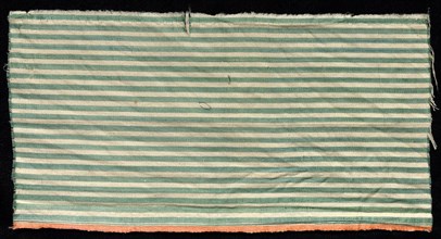 Fragment, 1800s. India, Surat, 19th century. Cotton and silk; overall: 31.1 x 16.5 cm (12 1/4 x 6