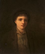 Head of a Boy. George Fuller (American, 1822-1884). Oil on canvas; unframed: 61 x 50.7 cm (24 x 19