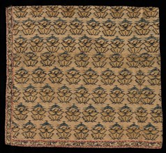 Corner Fragment of a Shawl, late 1700s. India, Kashmir, late 18th century. Tapestry twill; overall: