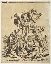 Descent from the Cross. Ugo da Carpi (Italian, c. 1479-c. 1532), after Raphael (Italian, 1483-1520)