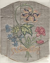 Fragment, early 1600s. Iran, early 17th century (period of Shah Abbas). Compound twill; silk on