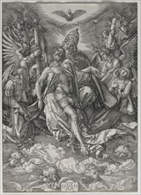 The Holy Trinity, 1511. Albrecht Dürer (German, 1471-1528). Woodcut