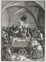 The Large Passion:  The Last Supper, 1510. Albrecht Dürer (German, 1471-1528). Woodcut