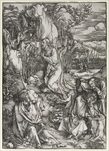 The Large Passion: Christ on the Mount of Olives, c. 1497-1500. Albrecht Dürer (German, 1471-1528).