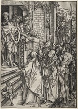 The Great Passion:  Christ Shown to the People. Albrecht Dürer (German, 1471-1528). Woodcut