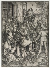 The Great Passion:  Christ Bearing the Cross. Albrecht Dürer (German, 1471-1528). Woodcut