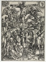 The Large Passion:  The Crucifixion, c. 1497-1500. Albrecht Dürer (German, 1471-1528). Woodcut