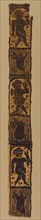 Ornamental Shoulder Bands from a Tunic, 500s. Egypt, Byzantine period, 6th century. Tapestry weave