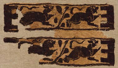 Fragment, Sleeve Ornament from a Tunic, 500s. Egypt, Byzantine period, 6th century. Tapestry