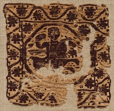 Segmentum from a Tunic, 500s. Egypt, Byzantine period, 6th century. Tapestry weave (originally