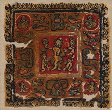 Segmentum from a Tunic, 400s - 600s. Egypt, Byzantine period, 5th - 7th century. Tapestry