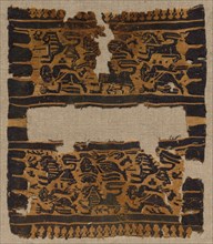 Fragment, Sleeve Ornament from a Tunic, early 600s. Egypt, Byzantine period, early 7th century.