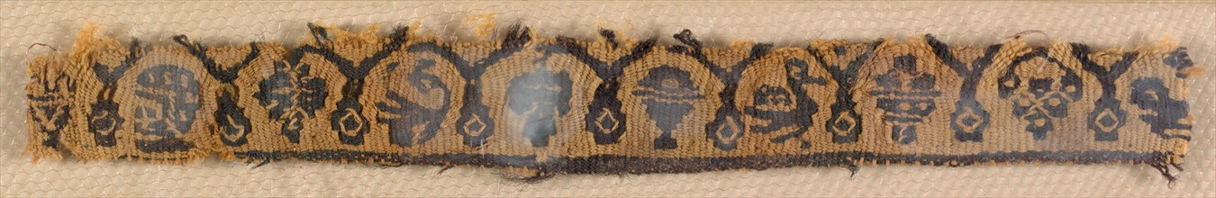 Fragment, Sleeve Ornament from a Tunic, 500s - early 600s. Egypt, Byzantine period, 6th-early 7th