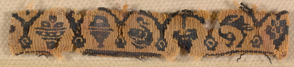 Fragment, Sleeve Ornament from a Tunic, 500s - early 600s. Egypt, Byzantine period, 6th-early 7th