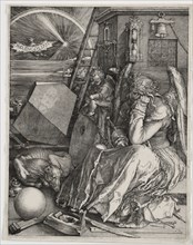 Melencolia I, 1514. Albrecht Dürer (German, 1471-1528). Engraving; overall: 23.8 x 18.6 cm (9 3/8 x