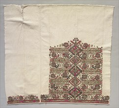 Embroidered Sleeves, 18th-19th century. Yugoslavia, Kosovo, 18th-19th century. Embroidery: wool,