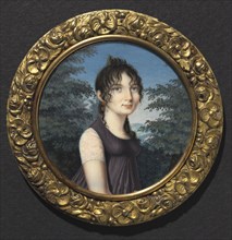 Portrait of a Woman, c. 1805. Italy, Northern Italian School, 19th century. Watercolor on ivory in