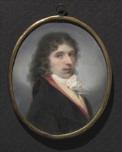 Portrait of a Man, c. 1795. Austria, Viennese School, late 18th century. Watercolor on ivory in a