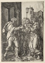 The Story of Lot, 1555. Heinrich Aldegrever (German, 1502-1555/61). Engraving