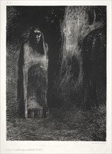 The Night:  Man's Loneliness at Night, 1886. Odilon Redon (French, 1840-1916). Lithograph