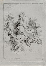 St. Luke. Jean-Honoré Fragonard (French, 1732-1806). Etching