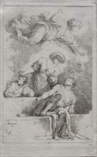 The Disciples at the Tomb, 1764. Jean-Honoré Fragonard (French, 1732-1806). Etching
