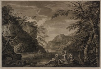 Apollo and the Sibyl, 1779. John Browne (British, 1741-1801). Engraving