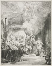 Death of the Virgin, 1639. Rembrandt van Rijn (Dutch, 1606-1669). Etching and drypoint