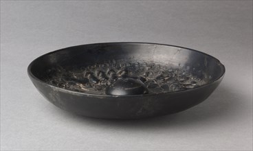 Phiale, 100s BC. Greece, 2nd Century BC. Black-glazed earthenware; diameter: 20.6 cm (8 1/8 in.);
