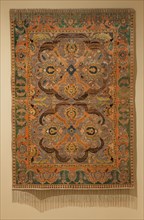 Royal Carpet with Silk and Metal Thread, 1600-1625. Iran, Isfahan, Safavid period, 17th Century.