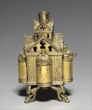 Incense Burner and Stand for an Altar Cross, 1150-1175. Germany, Lower Saxony, Hildesheim?,