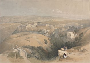Bethlehem, 1839. David Roberts (British, 1796-1864). Color lithograph