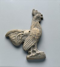 Cock, 500s BC. Greece, 6th Century BC. Terracotta; overall: 9.5 cm (3 3/4 in.).
