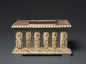 Portable Altar, c. 1200-1220. Germany, Cologne, Gothic Period, 13th century. Walrus ivory, gilded