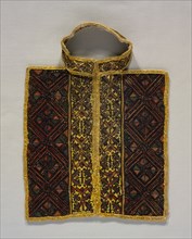 Blouse Front with Collar, 19th century. Dalmatia, 19th century. Cottonembroidery on linen; average: