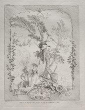 The Proposal. François Boucher (French, 1703-1770), after Jean Antoine Watteau (French, 1684-1721).