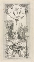 Pastoral, Arabesque. Louis Crépy (French), after Jean Antoine Watteau (French, 1684-1721).