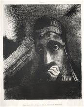 Homage to Goya, 1885. Odilon Redon (French, 1840-1916). Lithograph