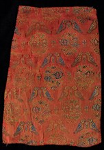 Fragment, 1700s. Iran, 18th century. Brocade; overall: 22.3 x 16 cm (8 3/4 x 6 5/16 in.).