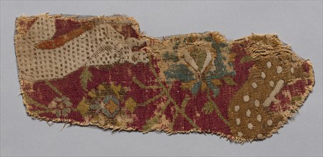 Fragment of a Carpet, 16th century (?). India ? Iran ? Herat ?, 16th century (?). Silk; average: 33