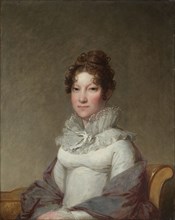 Mary Campbell Stuart, c. 1815. Gilbert Stuart (American, 1755-1828). Oil on wood; framed: 102.2 x